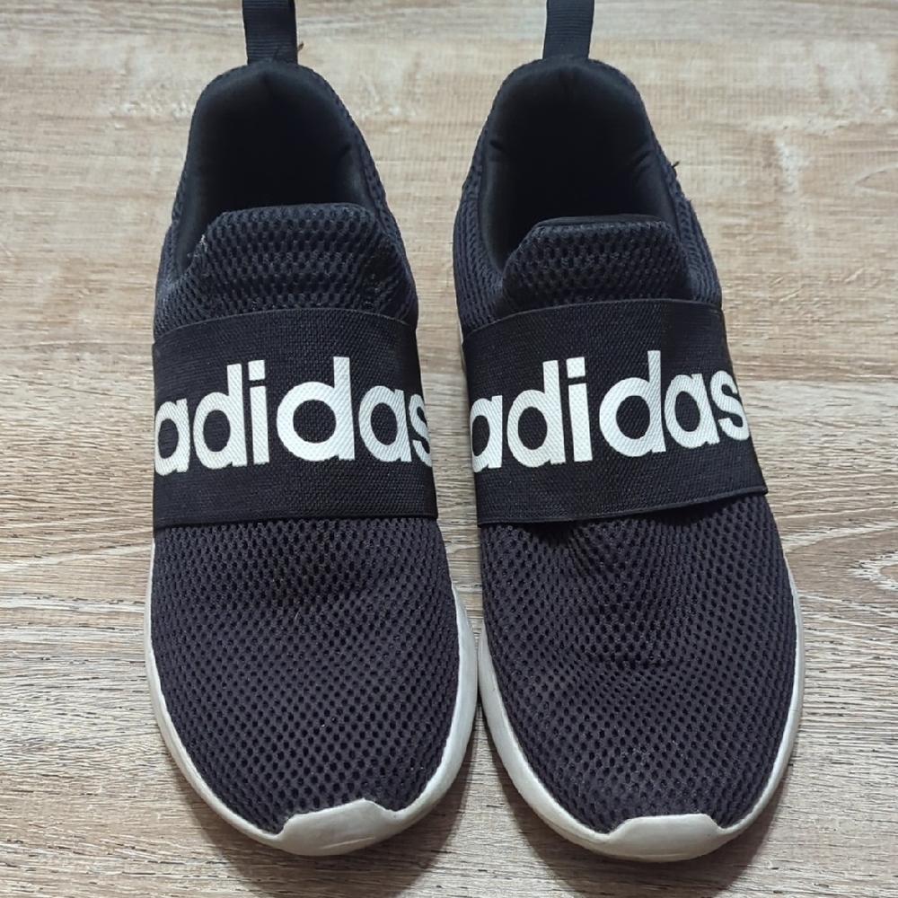 Adidas Mens Black Slip-On Shoes